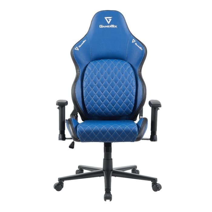 gamertek-valor-gaming-chair-blue-pu-leather-2d-armrests-class-4-gas-lift-metal-base
