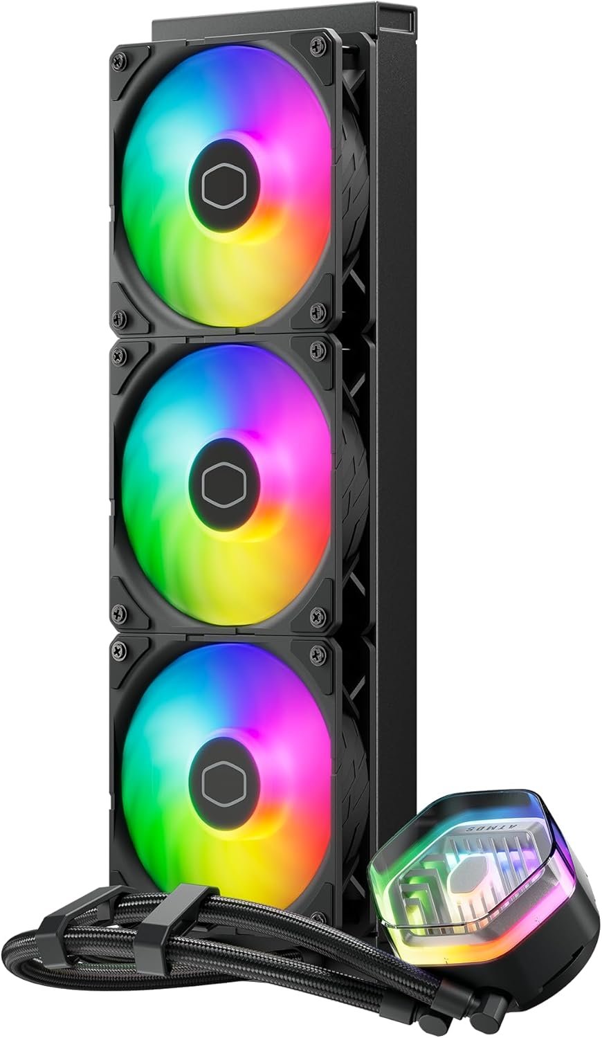 cooler-master-masterliquid-240-atmos-argb-close-loop-aio-liquid-cooler-customize-pump-sickleflow-edge-pwm-fans-240mm-radiator-cryofuze-amd-ryzen-am5-am4-intel-lga1700-1200