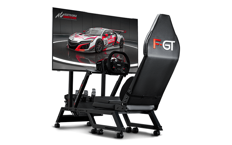 next-level-racing-f-gt-racing-simulator-cockpit-nlr-s010-dual-gt-formula-driving-positions-adjustable-frame-compatible-with-major-wheels-pedals
