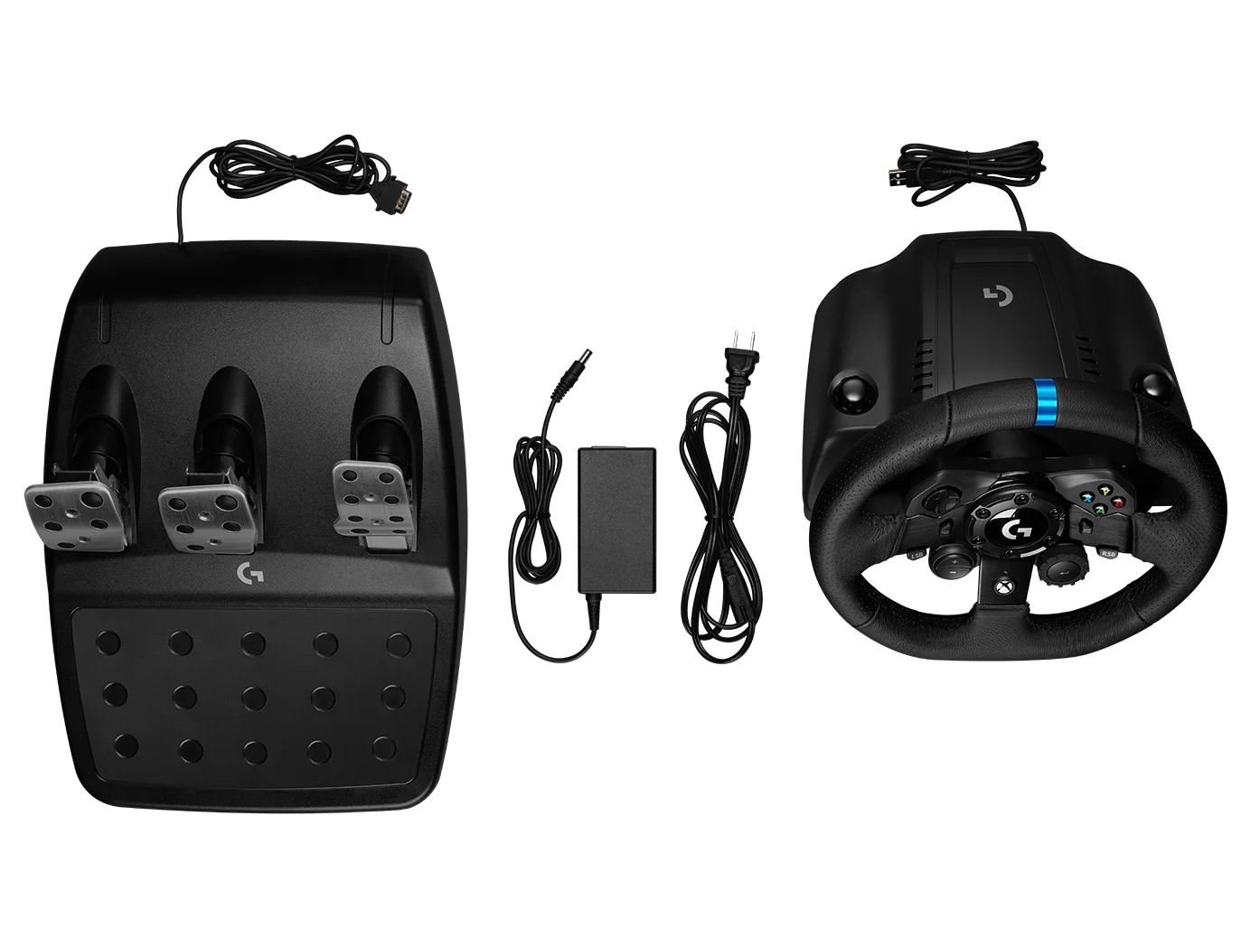 logitech-g923-racing-wheel-and-pedals-for-ps4-pc-trueforce-force-feedback-dual-clutch-pedals-premium-leather-wheel-900-rotation