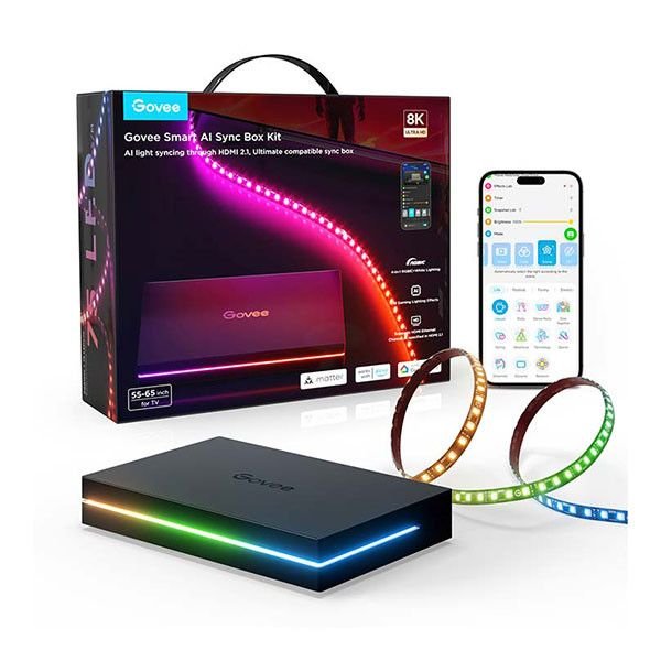 govee-ai-sync-box-hdmi-2-1-with-strip-ligth-for-55-65-tv-max