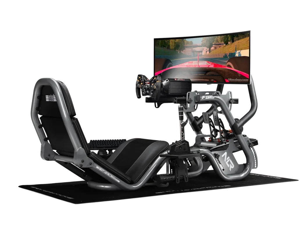 next-level-racing-f-gt-pro-formula-gt-racing-cockpit-grey-edition-nlr-r002-dual-position-design-adjustable-frame-premium-build-for-sim-racing
