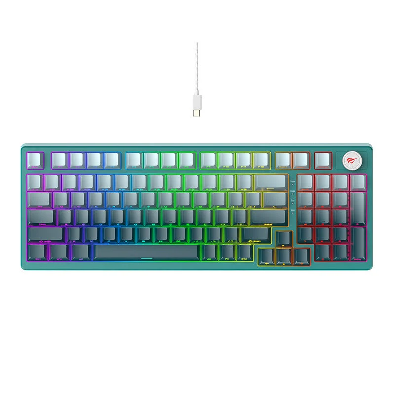 havit-kb899l-white-green-mechanical-gaming-keyboard-rgb-backlit-104-keys-blue-switch-full-size-metal-frame-anti-ghosting