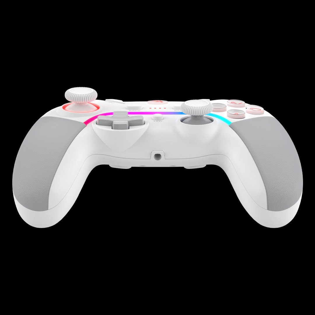 bloody-gpw70-wireless-rgb-gaming-controller-white-2-4ghz-wired-hall-effect-triggers-turbo-multi-platform