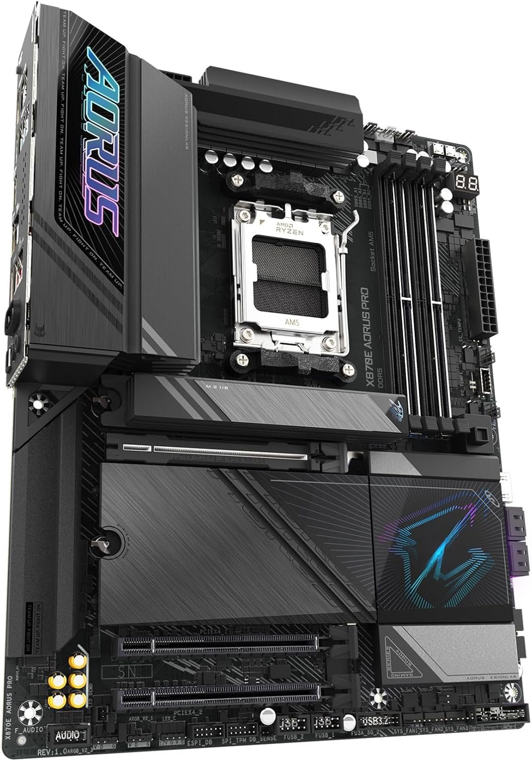 gigabyte-x870e-aorus-pro-am5-lga-1718-atx-ddr5-4x-m-2-pcie-5-0-usb4-wi-fi-7-2-5gbe-lan-ez-latch-q-flash-amd